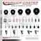 Service Caster 3.5'' Phenolic Wheel Swivel Top Plate Caster Set with 2 Posi Brakes, 4PK SCC-20S3514-PHR-2-PLB-2 - alternate 6